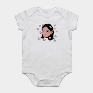 all the stars in the sky Baby Bodysuit